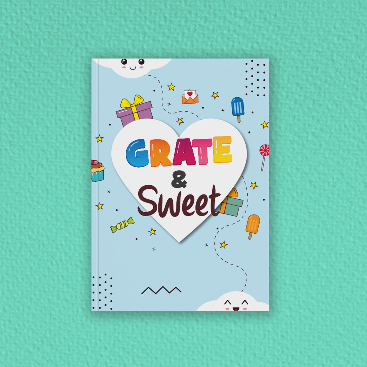 Grate n Sweet! 5 Minutes Gratitude Book for Kids Candy Themed