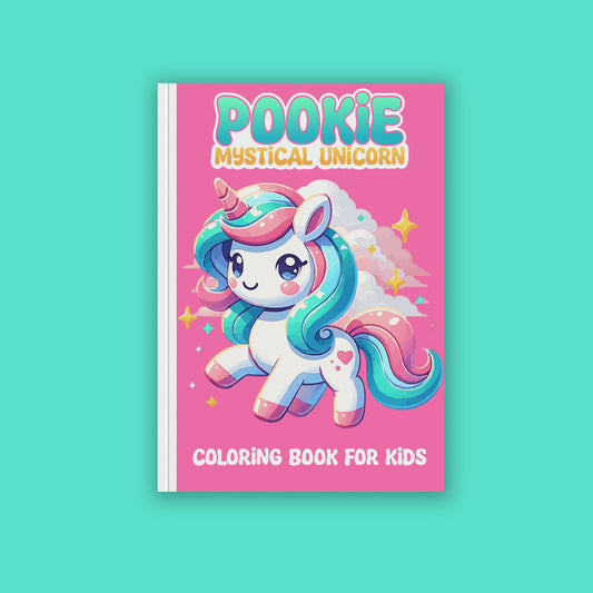 Unicorn Themed Coloring Book - Creativity Series